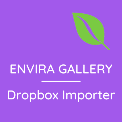 Envira Gallery – Dropbox Importer Addon