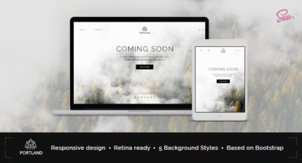 Portland — Creative Coming Soon & Maintenance Mode Template