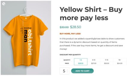 WooCommerce Dynamic Pricing