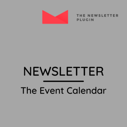 Newsletter – The Event Calendar Addon