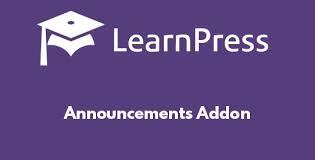 LearnPress – Announcements Addon