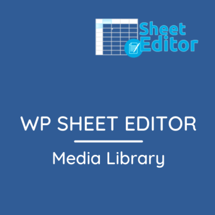WP Sheet Editor – Media Library Premium