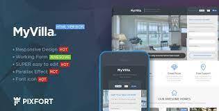 MyVilla – Real Estate HTML Landing Page