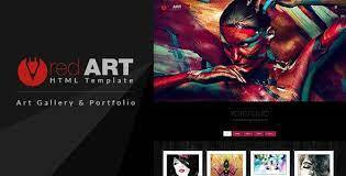 Red Art – Gallery and Photography HTML Template