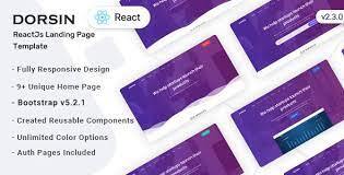 Dorsin – React Landing Page Template