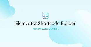 Elementor Shortcode Builder for MEC