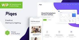 Piqes Creative Startup & Agency WordPress Theme