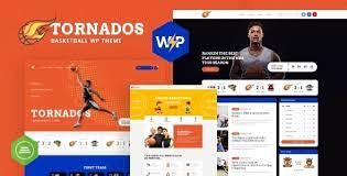 Tornados Basketball NBA Team WordPress Theme