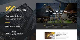 Gedung Contractor & Building Construction Theme