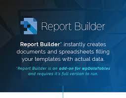 Report Builder for wpDataTables