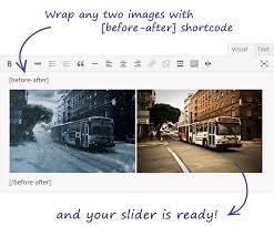 Before & After Images Comparison WordPress Plugin