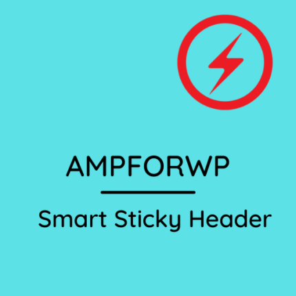 Smart Sticky Header for AMP